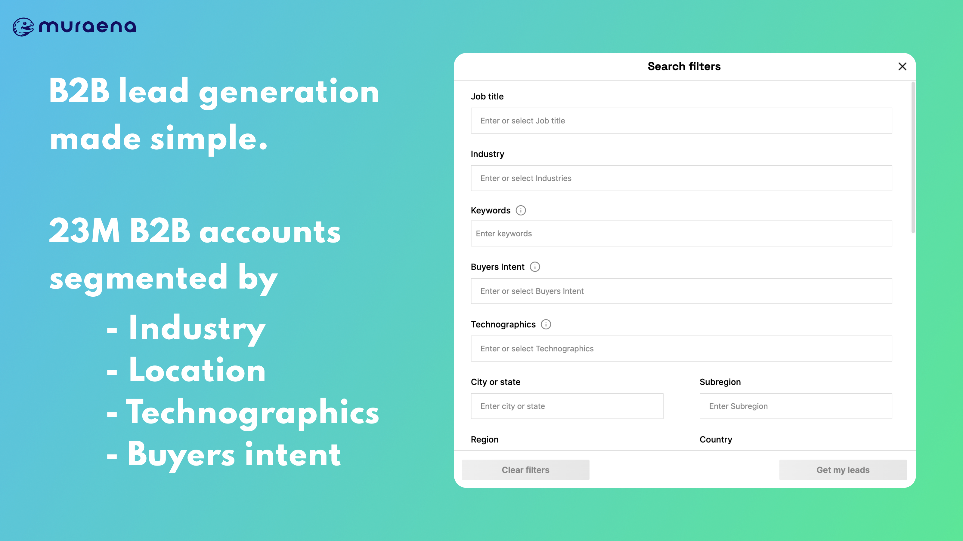 Full data on 23M accounts.